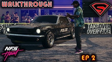 NFS HEAT WALKTHROUGH PART 2 - MAKING MY OWN COP CAR!!!