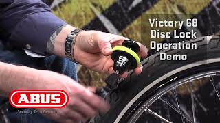 Bloc disque moto Abus Granit Victory 68 X-Plus