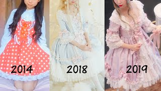My Lolita Fashion Evolution! From 2014 - 2019!