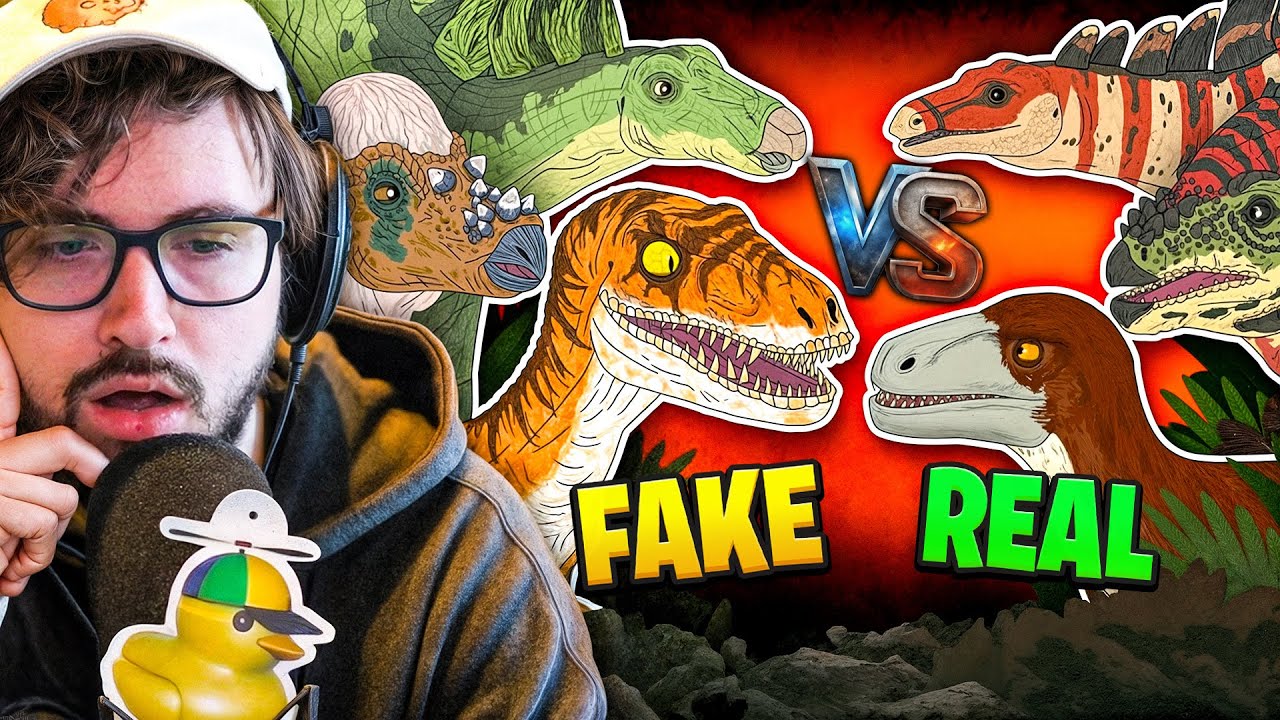 DINOSAURI FAKE DI JURASSIC PARK VS DINOSAURI REALI! (Dinosaurs Animation Reaction)
