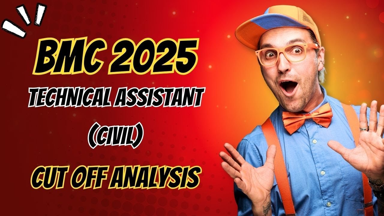 BMC Technical Assistant (Civil) 2025 Cut Off Analysis | Bhavnagar Municipal Corporation | BMC Paper