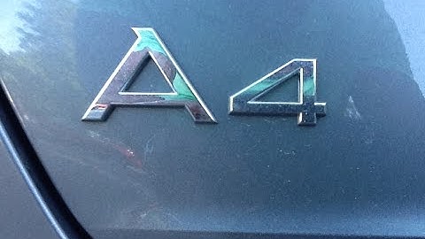 Audi A4 2.0T Quattro. Understanding & getting to know your A4 before you drive!