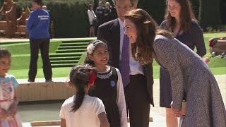 Kate opens Magic Garden at Hampton Court Palace
