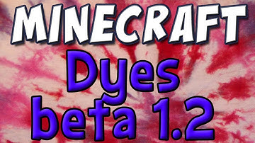 Minecraft - Dyes! Lapis Lazuli Stone! (1.2 Beta Update Part 2)