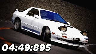 PK Akina Downhill run with DDM Mazda RX7 FC3S (04:49:895) New Rookie Stage round! - Assetto Corsa