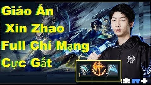 Xiao Chao Meng Và Giáo Án Xin Zhao Full Chí Mạng Cực Gắt tại siêu máy chủ Trung Quốc/LoL China