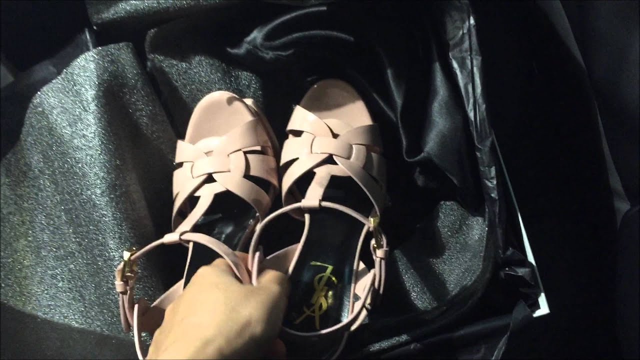 Saint Laurent Tribute Sandal Pale Blush Review