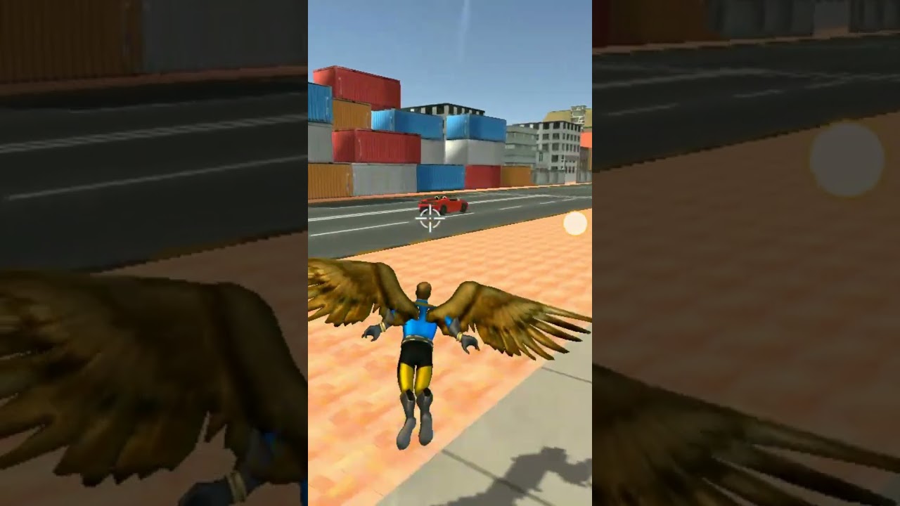 Flying superhero trickster play game 