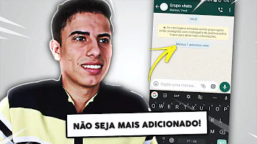 Quem pode me colocar em grupo de WhatsApp?