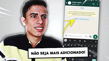 Como ser adicionado em um grupo?