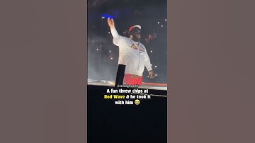 Thumbnail of A fan threw chips at Rod wave & he took it with him 🤣 #shorts