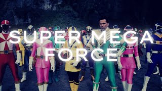 (Super Mega Force) Reunião dos Power Rangers de todas as gerações (Dublado)