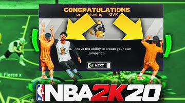 I MADE THE BEST JUMPSHOT IN NBA 2K20! BEST CUSTOM JUMPSHOT, DRIBBLE MOVES & DEMIGOD BUILD NBA 2K20