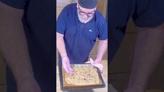 🌿 Rustic Italian Focaccia – Perfect for BBQ Nights 🍅✨