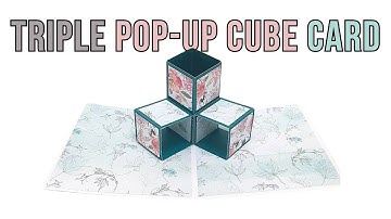 Triple Pop Up Cube Card | Easy Tutorial