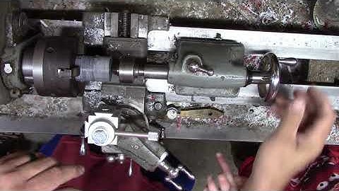 Using an Atlas 618 lathe to make an RC car part
