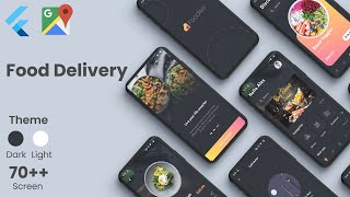 Flutter Food Delivery Apps - 5 Templates in 1 App Flutter screenshot 5