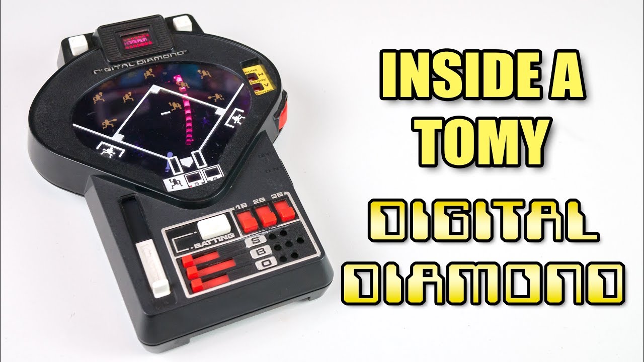 Inside a Tomy Digital Diamond game from 1978!