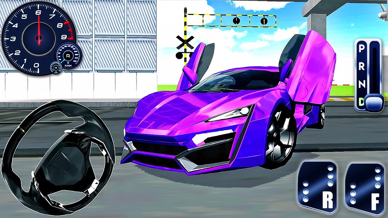 3D Driving Class #40 - Gas Station Driver: New Car Audi S6 Vs Train - Android GamePlay