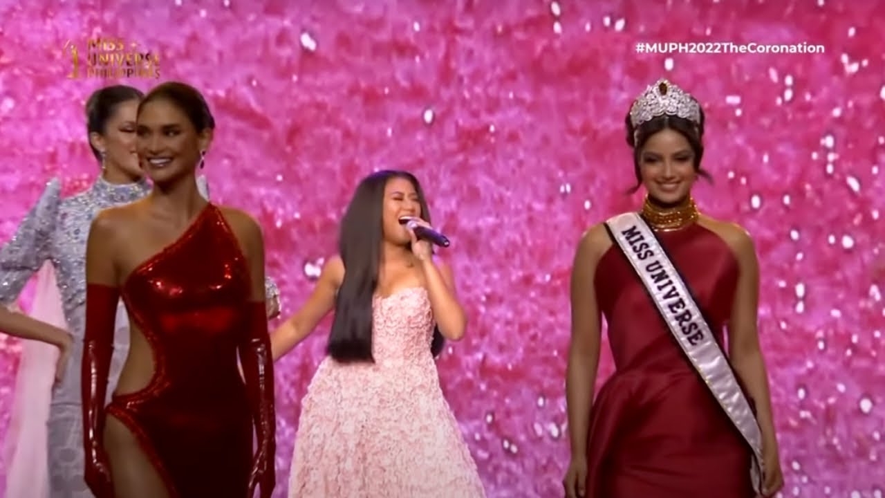 Morissette sings "Power" on the Miss Universe Philippines 2022 stage