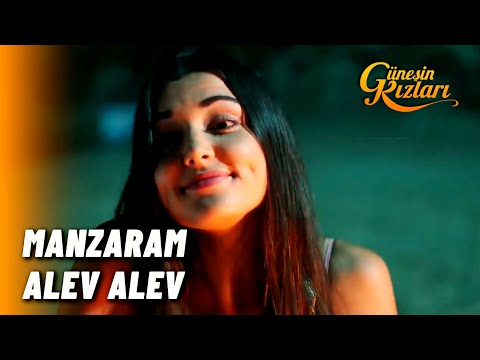 Selin Ortamı Yangın Yerine Çevirdi!  - Güneşin Kızları Özel Klip