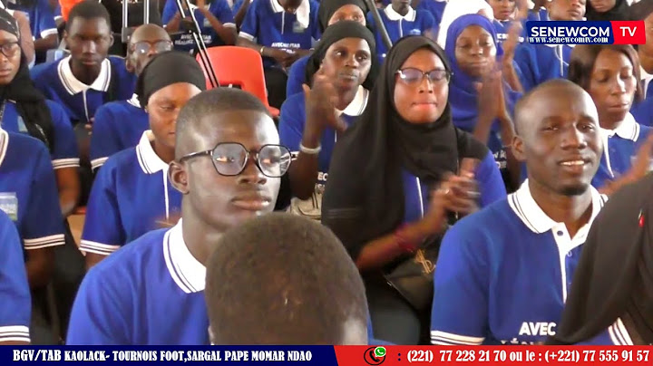 BGB/TAB Kaolack, Cérémonie Officielle Sargal Papa Momar Ndaw