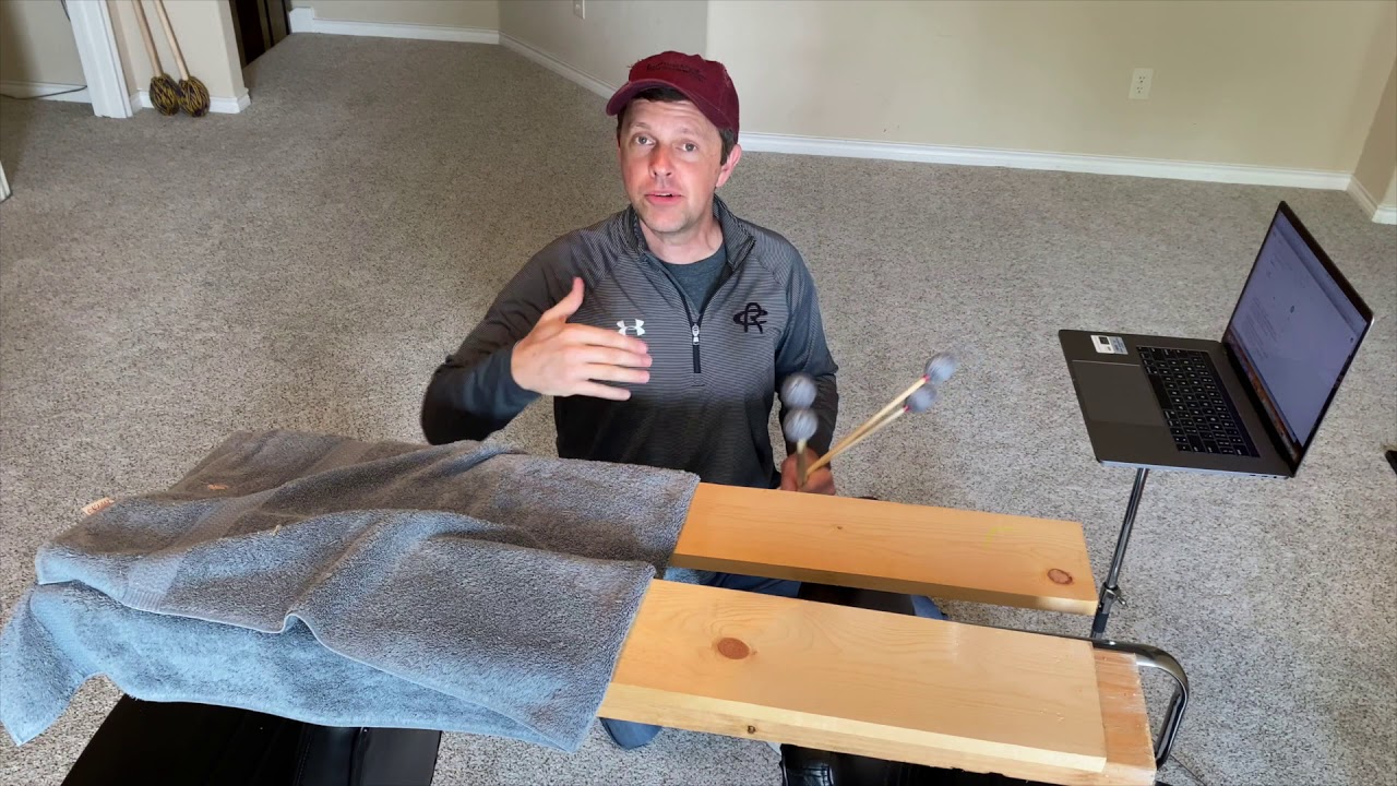 Marimba Minute Practice at home method Part 1 YouTube
