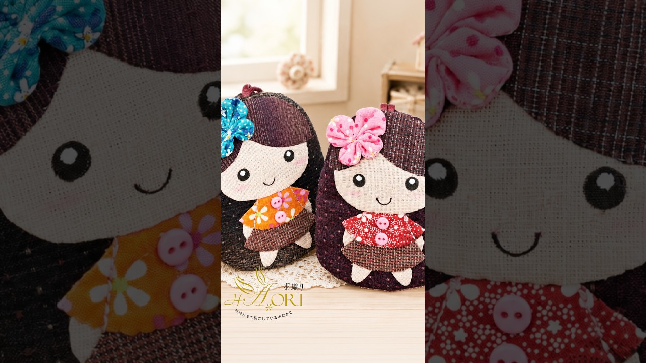 長髮女孩,陪你把鑰匙顧好 🌷 #台灣羽織 #手作 #haoritaiwan 縮圖