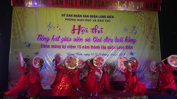 Hội thi "Tiếng hát giáo viên và Giai điệu tuổi hồng" năm học 2018-2019 trường MN Đô thị Sài Đồng