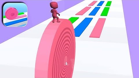 ✅Layer roll 3d walkthrough gameplay Android iOS, mobile game trailer