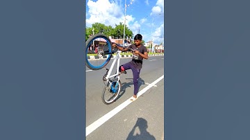 How to peg wheelie in cycle tutorial 14 second 🚴😱 || #shorts #cyclestunt #wheelie #stunt #video