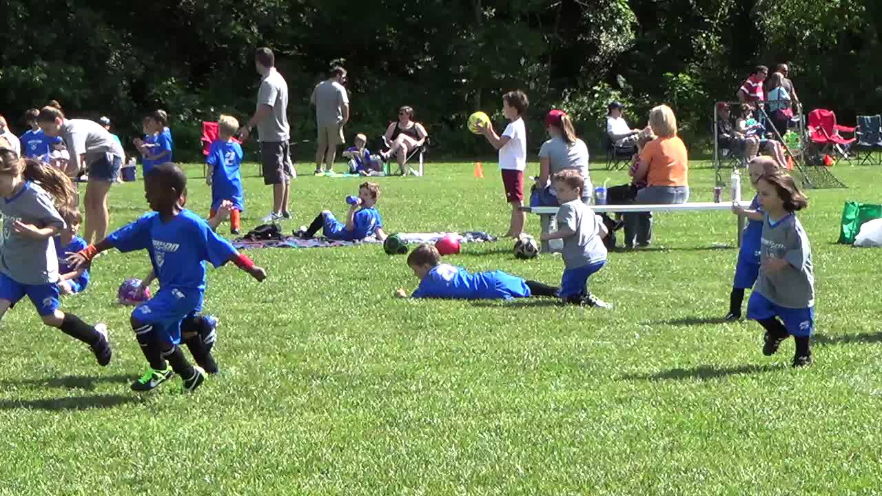Soccer 5 Year Olds Working Together YouTube