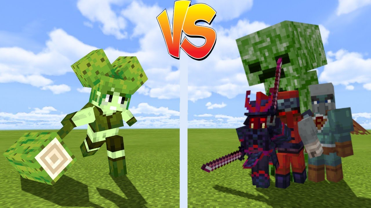 CACTI CATHIE VS INVASION CODE RED MINECRAFT - YouTube