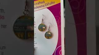 Tardis Doctor Who earrings #handmadeearrings #jewelry #youtubenewbie