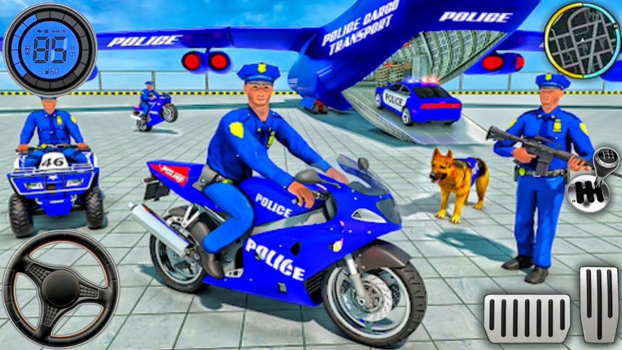 Police Car Chase Simulator 3D Game - Real Cop Cars Driving Simulator 2025 - Android GamePlay