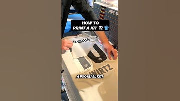 How To Print A Football Kit 👕🔥