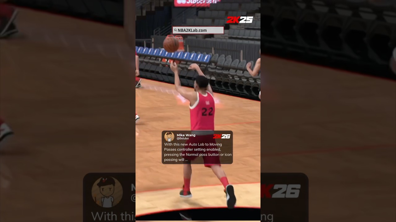 NBA 2K26 Controller Settings Auto Lob Pass Update