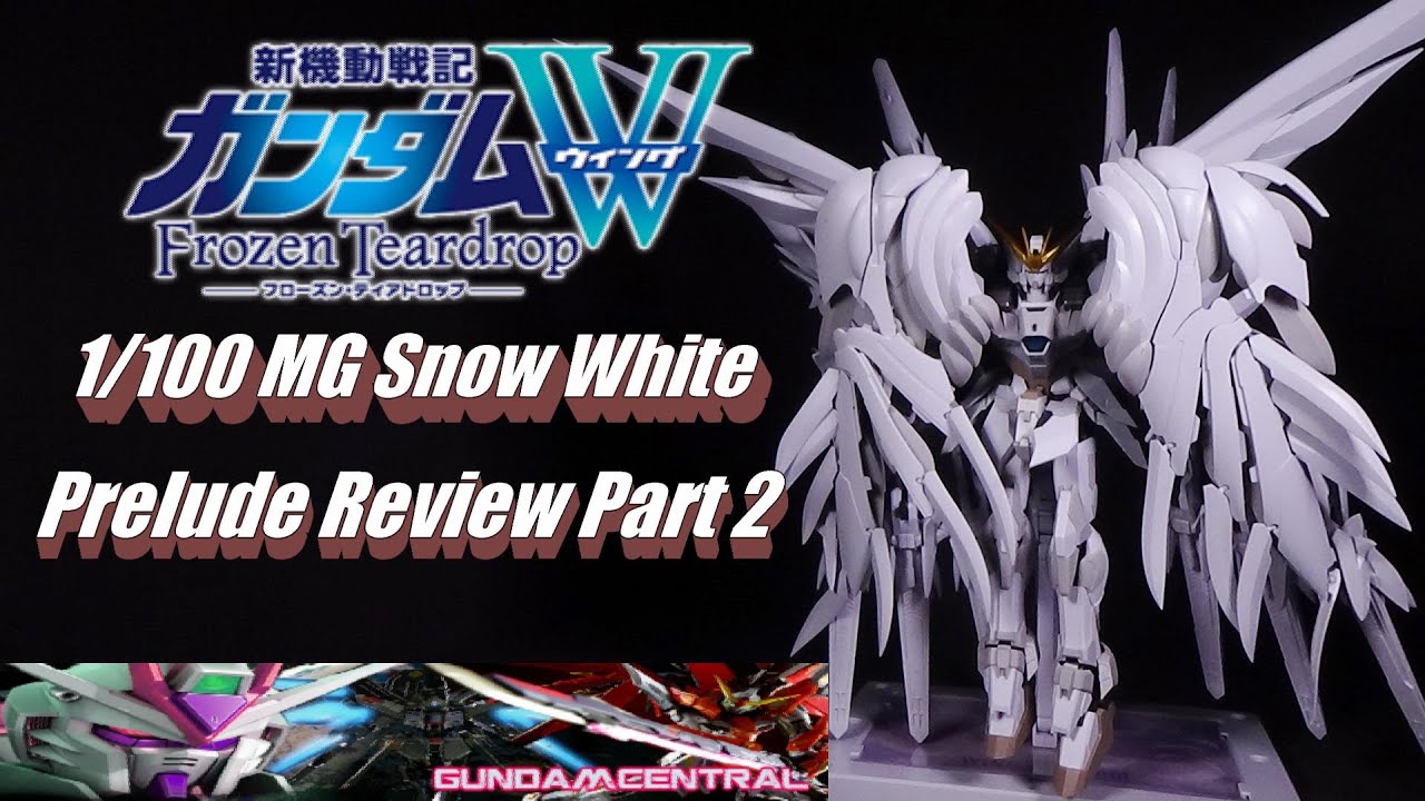1/100 MG Wing Zero Snow White Prelude Review(Super Nova