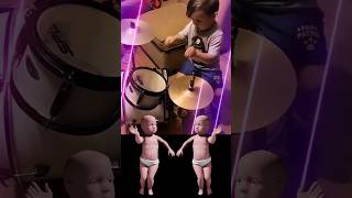 Little Boy Play Mini Drum shortvideo