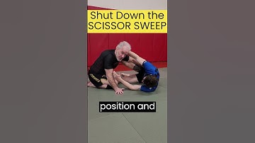 Shut Down The SCISSORS SWEEP #bjj #grappling #jiujitsu #brazilianjiujitsu