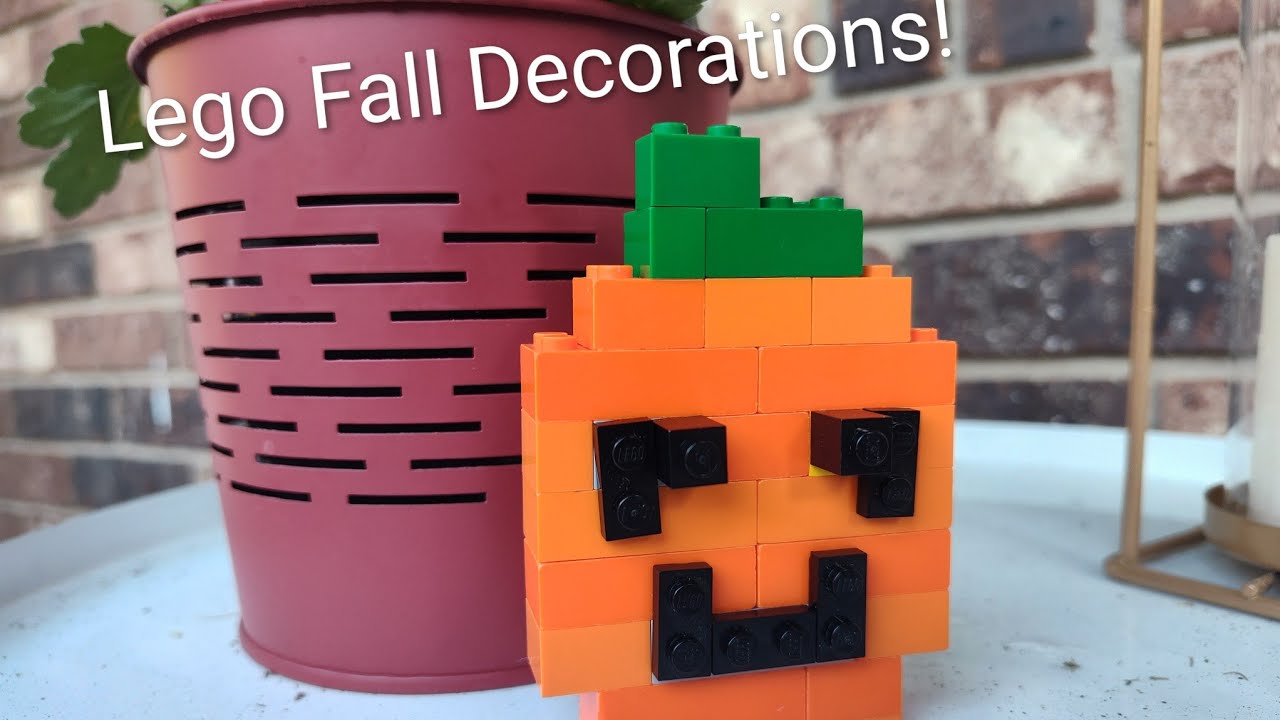 Building Fall Decor, OUT OF LEGO!