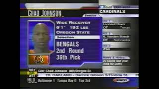 Bengals Select WR Chad Johnson (2001 NFL Draft)