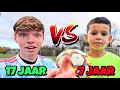 7 JARIGE VS 17 JARIGE VOETBAL BATTLE!!