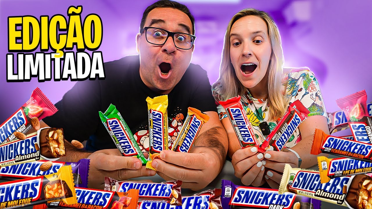 SNICKERS DE EDIÇÃO LIMITADA RAROS