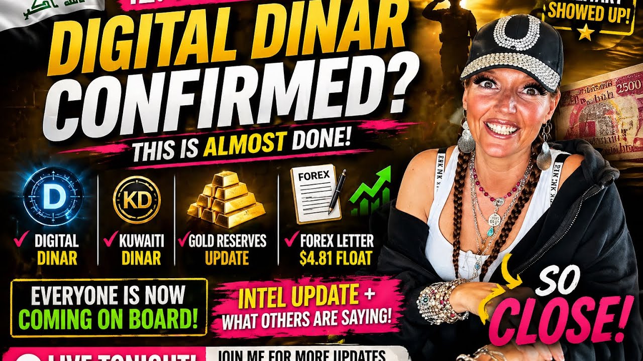 IRAQI DINAR DONE? Digital Dinar CONFIRMED? $4.81 Float Talk + Gold ...