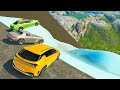 Cars VS ICE RAMP #2 - Hard Landing From The Ice - BeamNG Drive