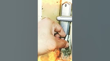 How To Open Door Lock Without key 🚪🚪🚪