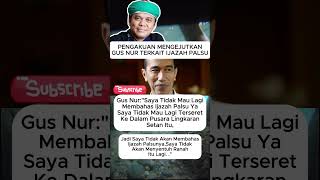 Gus Nur Tidak Mau Lagi Bahas Ljazah Palsu Pak Jokowi jokowi gusnur