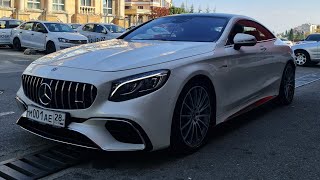 Обзор Мерседес S63 AMG BiTurbo V8 4Matic Купе 2018 г.в.🔥🔥🔥