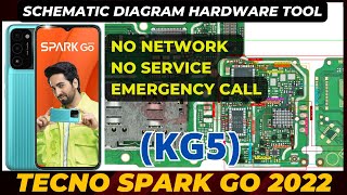 tecno spark go 2022 KG5 No Network & No Service problem solution | Schematic Diagram | DMR SOLUTION